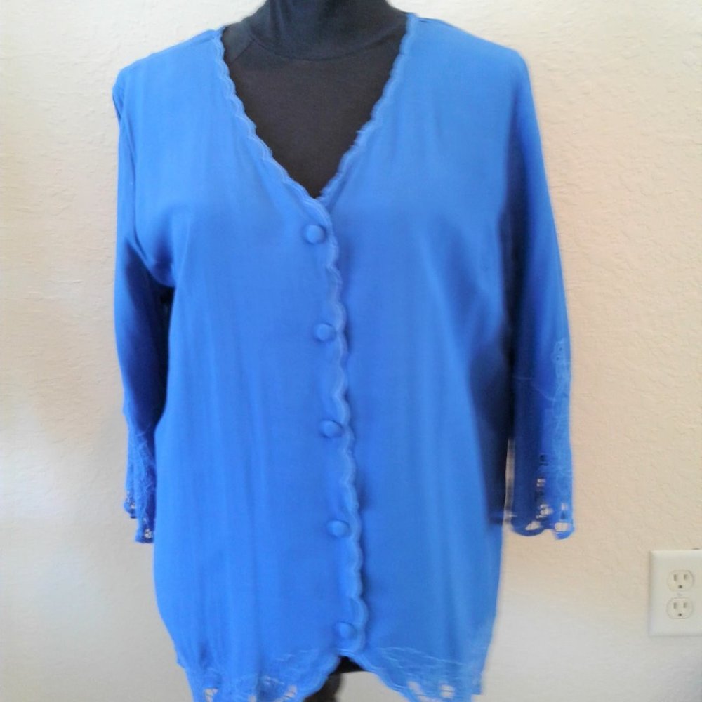 Soft Surroundings  size xl  Half Moon Bay Top